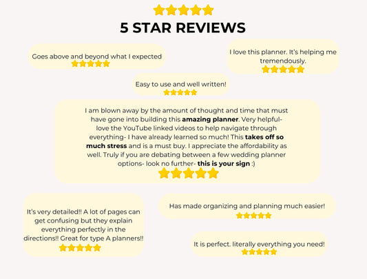 600-Page Luxury Canva Wedding Planner Bundle