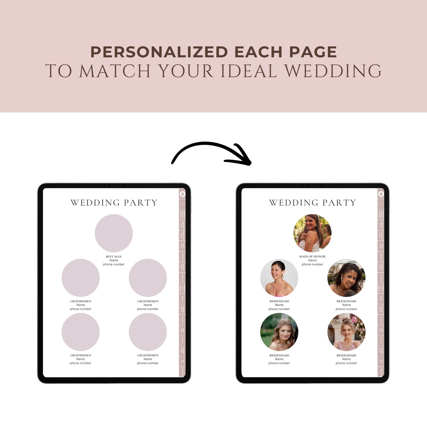 Goodnotes & Notability Digital 600 Page Wedding Planner Bundle