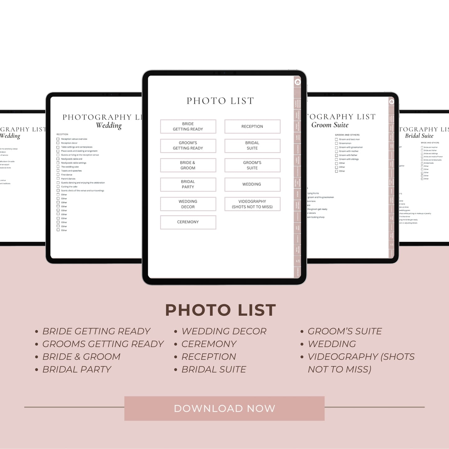 Goodnotes & Notability Digital 600 Page Wedding Planner Bundle