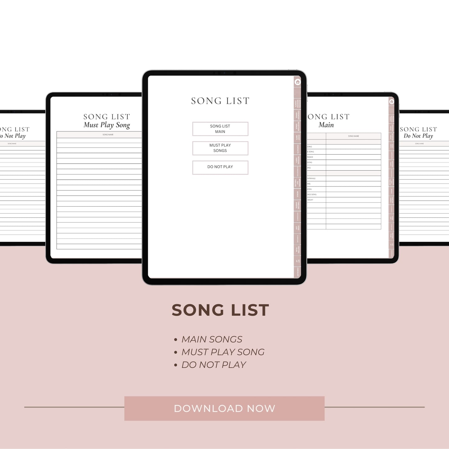 Goodnotes & Notability Digital 600 Page Wedding Planner Bundle
