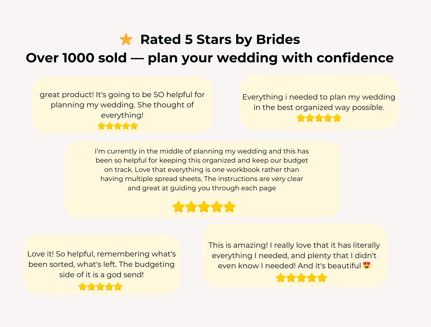 All-In-One 42 TABS PRO Wedding Planner Spreadsheet