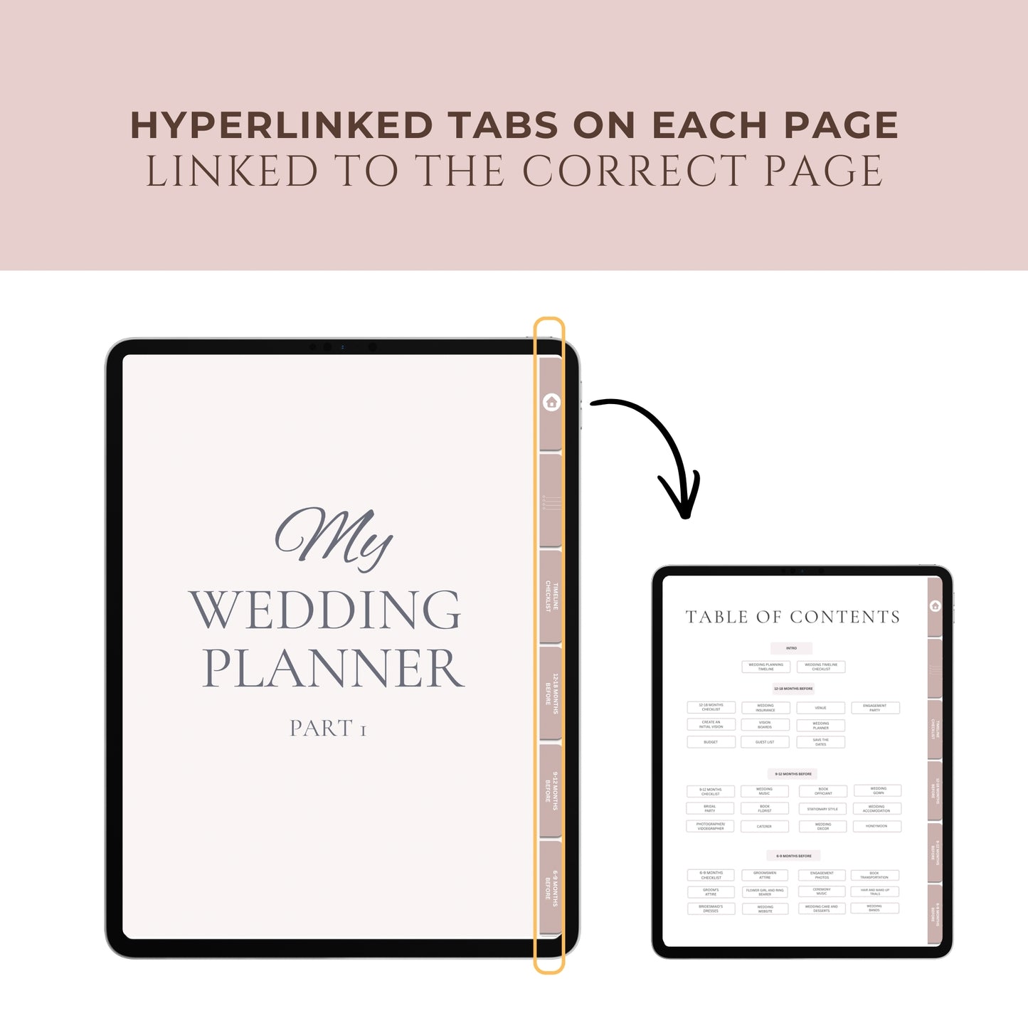 Goodnotes & Notability Digital 600 Page Wedding Planner Bundle