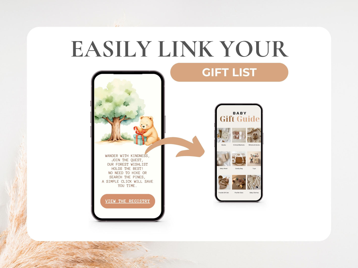 Oh Deer! Woodland Baby Shower Digital Invitation + RSVP Tracker
