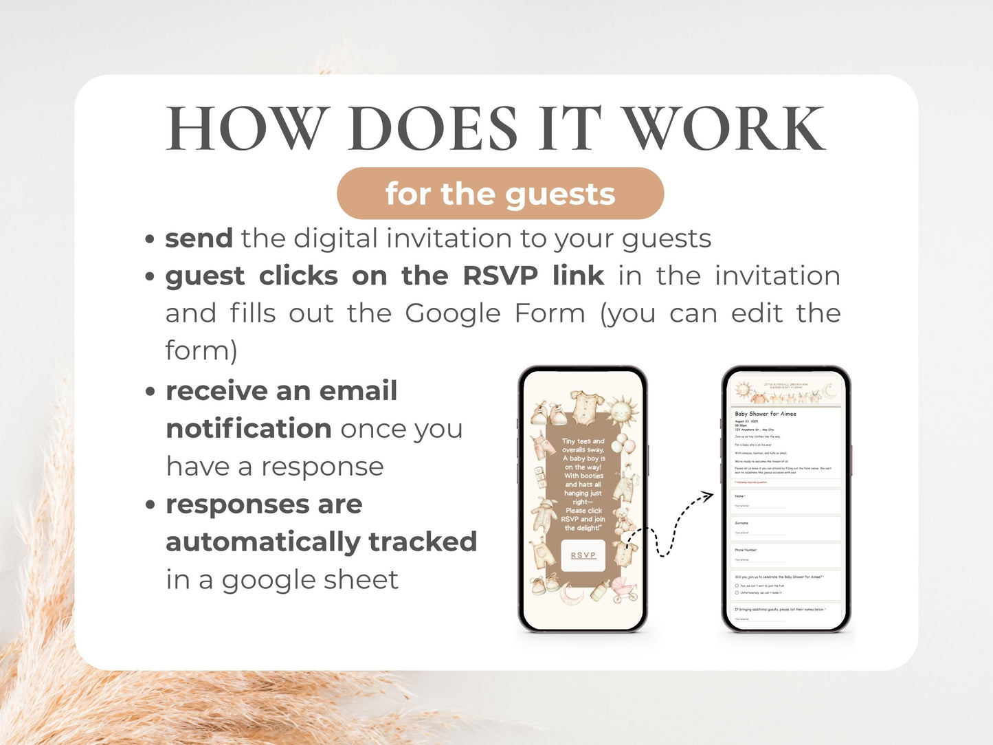 Unisex Baby Shower Digital Invitation Bundle + RSVP Tracker