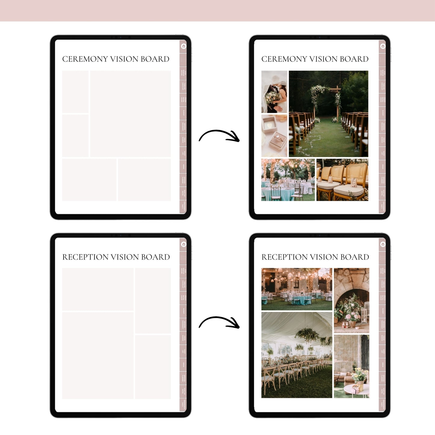 Goodnotes & Notability Digital 600 Page Wedding Planner Bundle