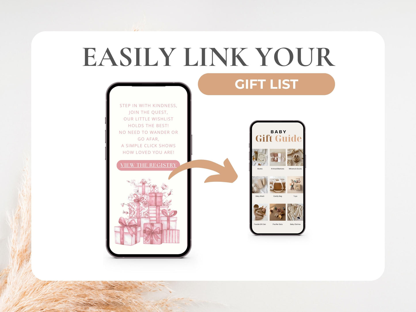 Elegant Pink Toile Safari Baby Shower Digital Invitation + RSVP Tracker