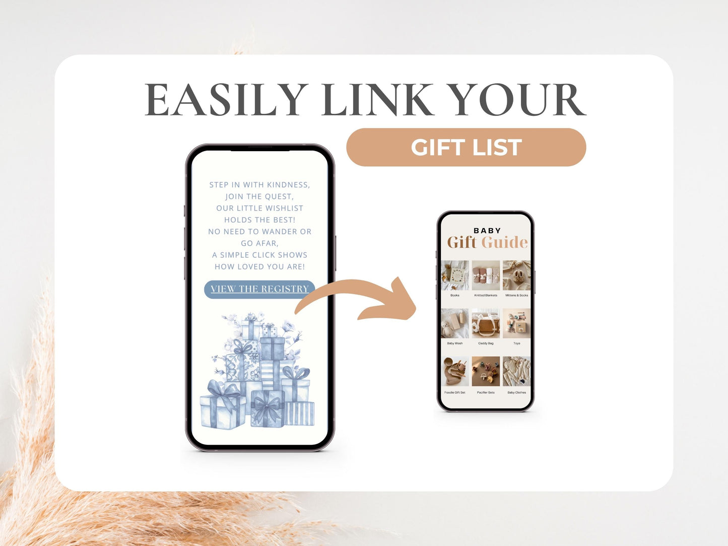 Blue Toile Safari Baby Shower Digital Invitation with RSVP Tracking
