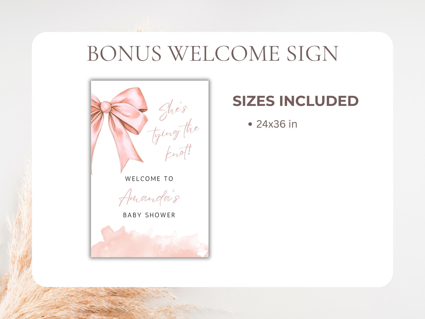 Blush Pink Bridal Shower Invitation