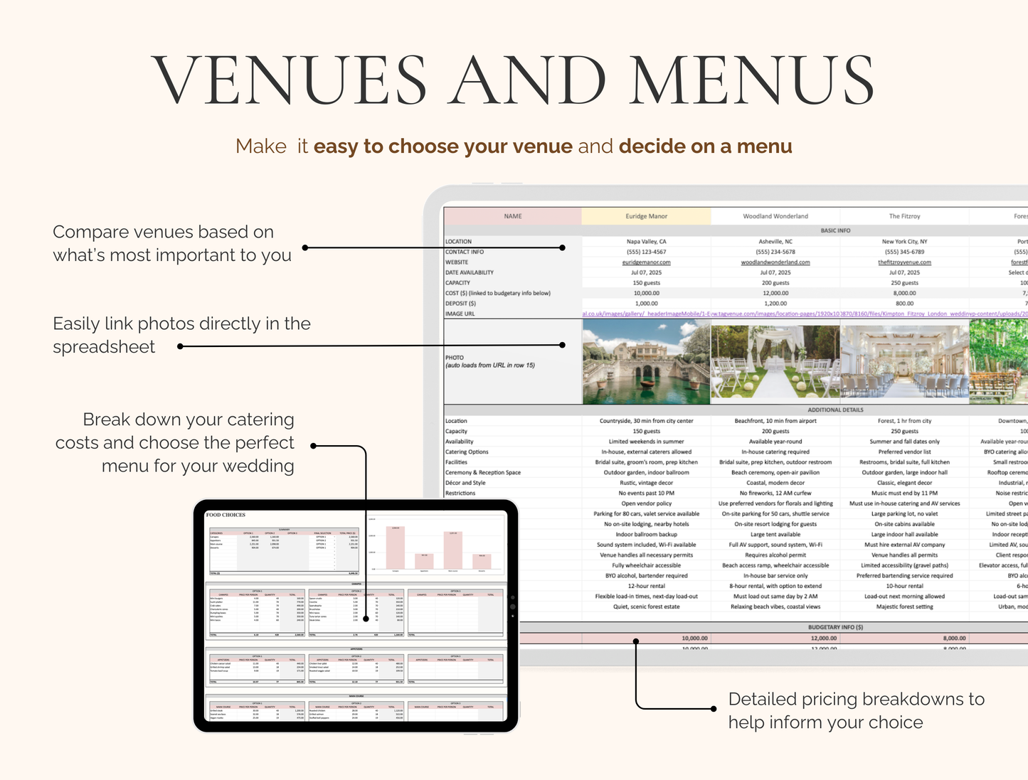CORE Essentials Wedding Planner Spreadsheet