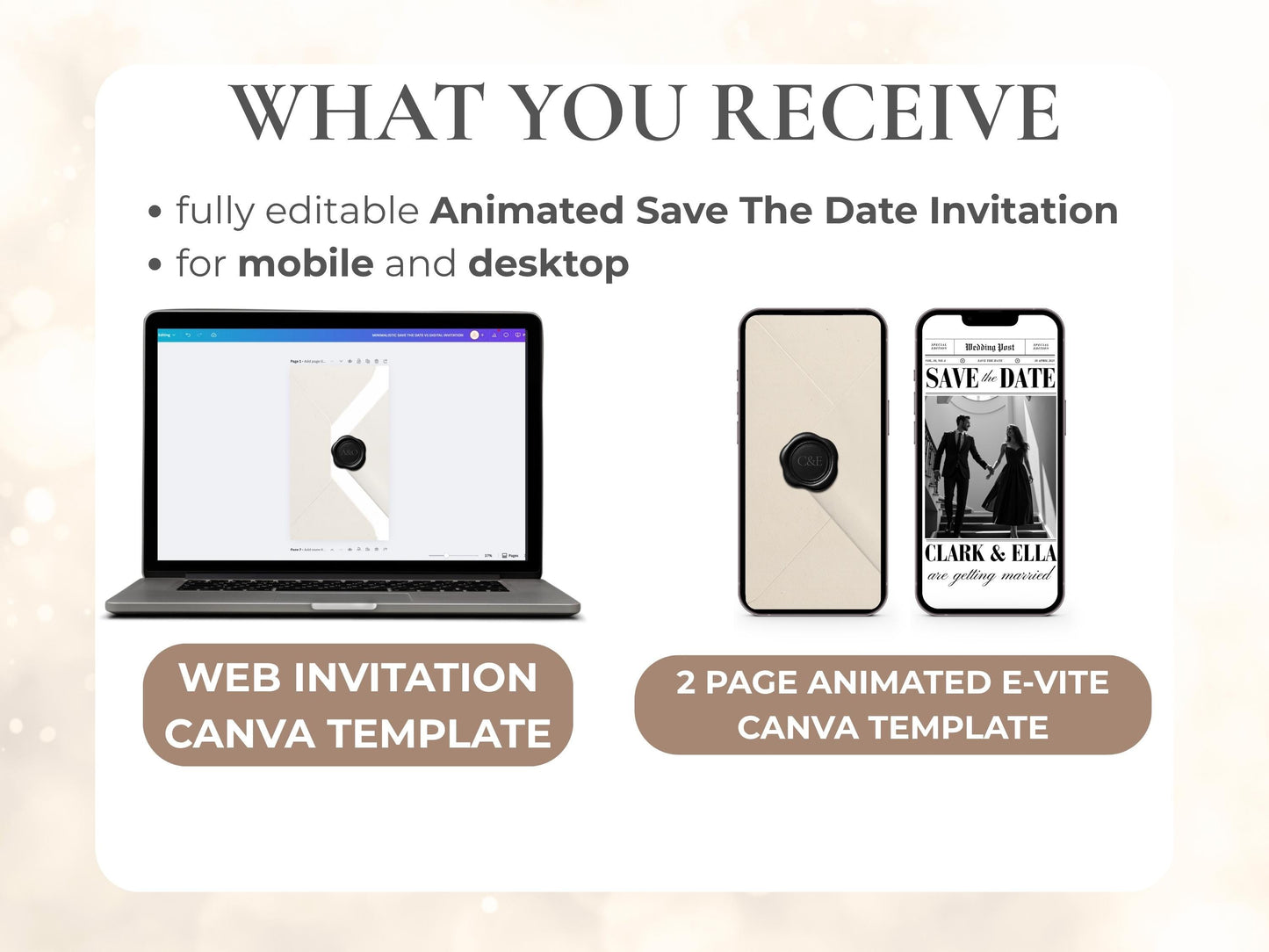 Digital Newspaper Engagement Announcement Template