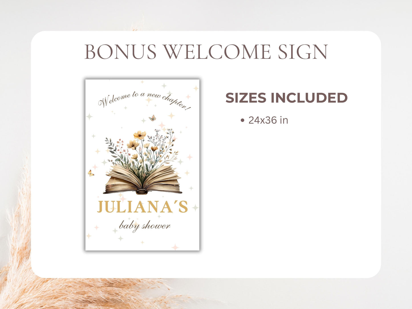 Once Upon a Baby Shower Digital Invitation + RSVP Tracker