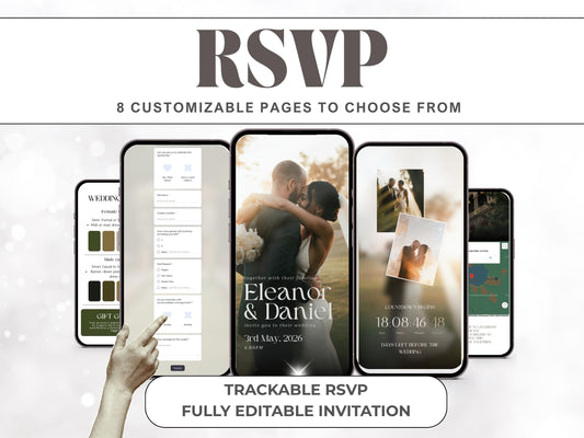 Interactive Digital Wedding Invitation Template