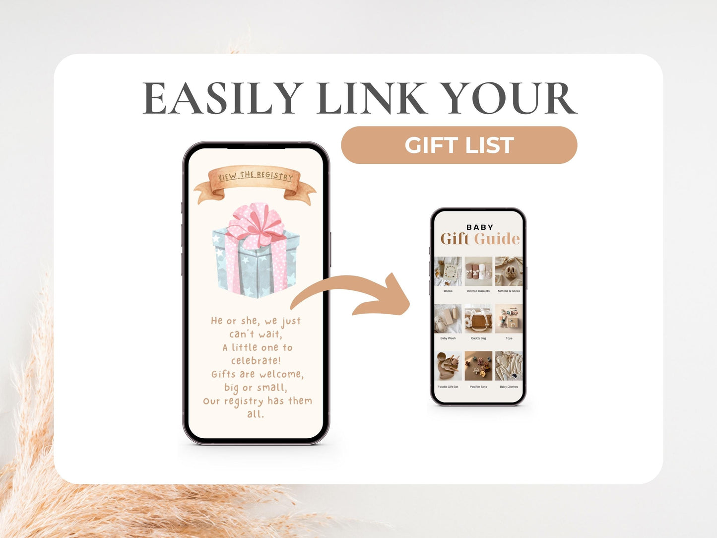 We Can Bearly Wait Gender Reveal Invitation + RSVP Tracker