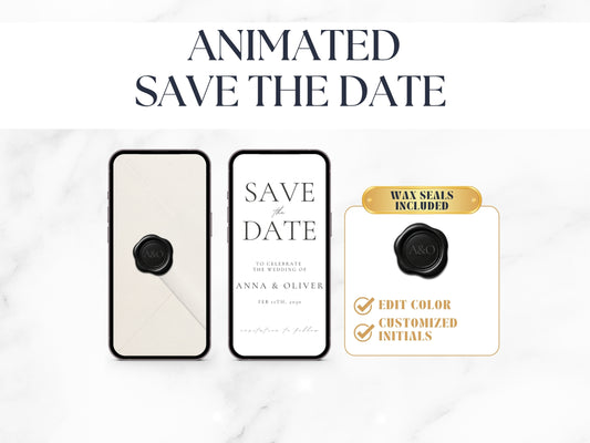 Elegant Animated Save the Date