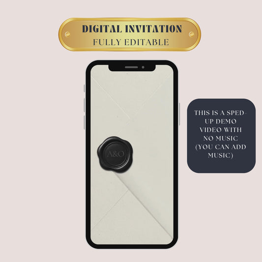 Elegant Animated Save the Date